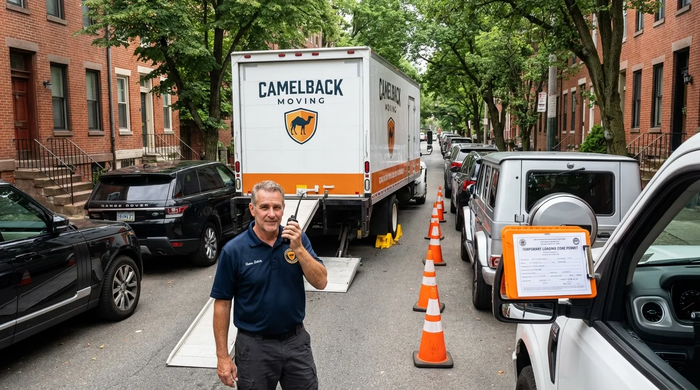 City street loading permit setup in Elmwood Park, IL